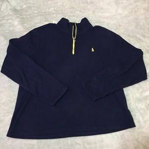Polo Ralph Lauren Fleece Half Zip Sweater Large